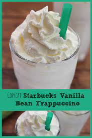 vanilla bean frappuccino copycat