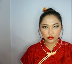 beauty ger cny makeup look