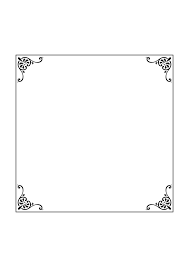 decorative border frame free svg file