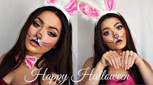 cute bunny makeup tutorial halloween