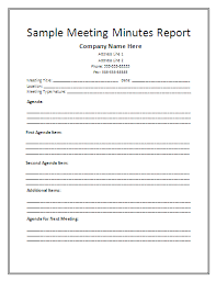 Format For Report Writing