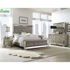 With panel configurable bedroom set, live in luxury with this collection that is designed with acrylic diamond tufting for a glamorous appearance. China Muebles Espejos Modern Design Mirrored Furniture Mirror King Size Beds Bedroom Set China Bed Bedroom Bed