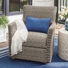 Dierdre Swivel Patio Chair With