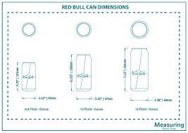 Red Bull Can Dimensions and Guidelines - MeasuringKnowHow
