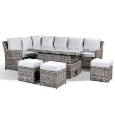 Well, if you're looking to give your garden a makeover for less, you've come to the right place! Imola Grey Rattan Garden Set Rattan Garden Set Corner Garden Sofa
