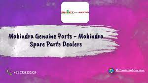 ppt mahindra genuine spare parts in