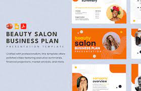 beauty salon business plan presentation