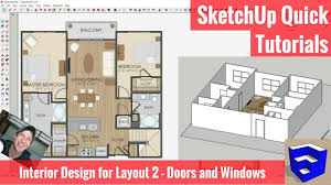sketchup interior design for layout