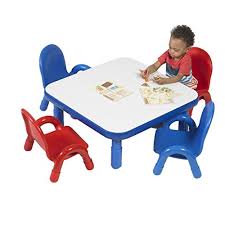 Check spelling or type a new query. Amazon Com Angeles Baseline 30 Sq Kids Table And Chairs Set Homeschool Playroom Toddler Furniture Activity Table For Daycare Classroom Learning Blue Ab74112pb5 Industrial Scientific