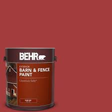 behr 1 gal red barn and fence exterior