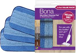 bona microfiber cleaning pads for use