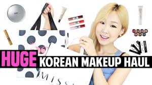 huge korean makeup haul 한국 화장품 하