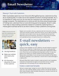023 Business Newsletter Templates Microsoft Word Office
