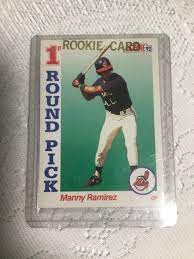 His.295 batting average, 85 runs scored, 18 stolen bases, and 11 triples provided a small peak into the part of upper deck's star rookie subset, piazza's rookie card contains a fantastic image of the hall. Manny Ramirez Rookie Baseball Card 1992 Score 800 Clev