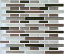Protect your kitchen and bathroom walls with backsplash tiles. Browns Oblong Peel And Stick It Tile 11x9 25 Bulk Pack 8 Tiles Vinyl Wall Tiles Smart Tiles Adhesive Backsplash