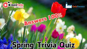 Questions and answers about folic acid, neural tube defects, folate, food fortification, and blood folate concentration. Spring Trivia Quiz Answers 100 Earn 27 Rbx Quiz Factory Quizhelp Top Youtube