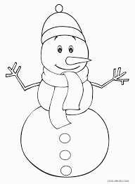 Coloring is educational, you know! Free Printable Snowman Coloring Pages For Kids