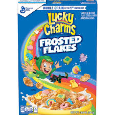 lucky charms frosted flakes sweetened