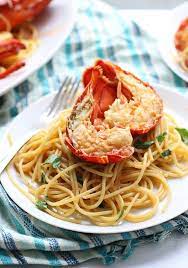 lobster spaghetti santorini style