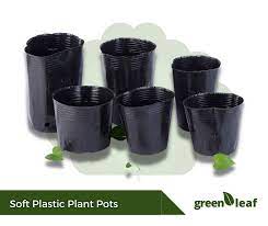soft plastic plant pots 12pcs per pack