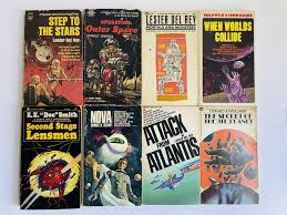 pulp science fiction paperback books