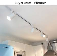 So, how can you install led lights and avoid popcorn ceiling removal or repair? 20w Led Track Light Ceiling Rail Track Lighting Spot Rail Spotlights Replace Halogen Lamps Bulbs For Clothing Shop