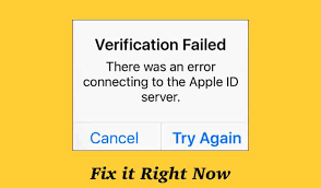 verification failed error connecting