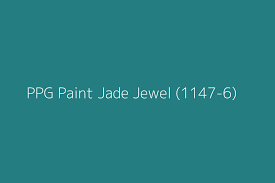Ppg Paint Jade Jewel 1147 6 Color Hex
