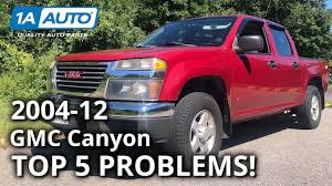 top 5 problems gmc canyon truck 1st