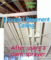 Painting An Exposed Basement Ceiling