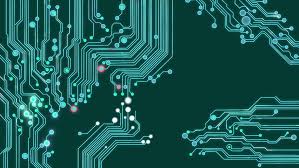 Animated Printed Circuit Board Background Stock Footage Video 100