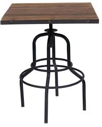 Créer, rénover votre table voici un produit qui pourra donner plus d'éclat à votre projet. Table Bar Duo Carree Bois Recycle Industriel Pied Metal