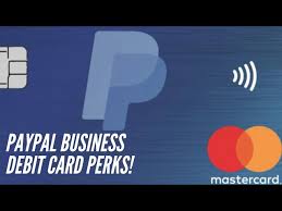 paypal business debit card perks you