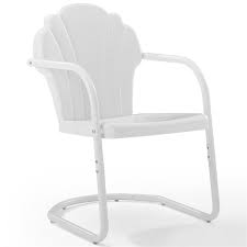 Crosley Tulip Metal Patio Chair In
