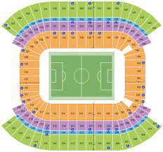 nissan stadium seating chart rows