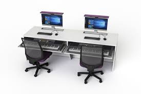 The spike 88 workstation is an excellent studio desk for a home studio with limited space. Music Desks With M1 Popup Monitor Pullout Keyboard Zioxi