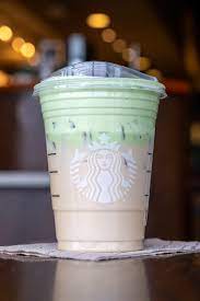 iced chai latte with matcha cold foam