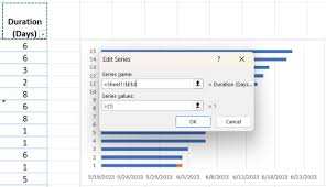 how to make a gantt chart in excel step