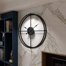 Large Modern Wall Clock Bättre Black