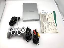 Amazon.com: PlayStation 2 Satin Silver (SCPH-90000SS) [maker production  end] : Video Games