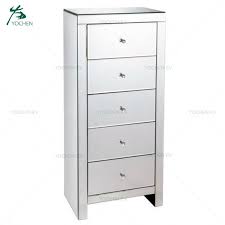 chest drawer furniture white mirrored