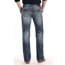Rock And Roll Mens Vintage Double Barrel Straight Jeans