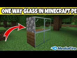 one way glass mod minecraft pe