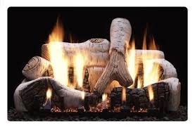 birch gas logs vent free burner empire