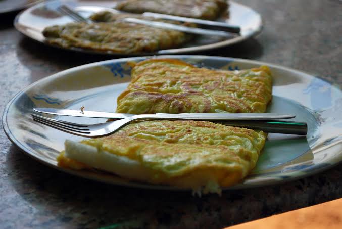 Image result for bread omelette"