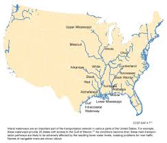Exhaustive United States Map Rivers Atlantic Intracoastal