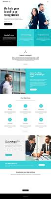 business company homepage design