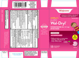 Childrens Wal Dryl Allergy Tablet Chewable Walgreen Company