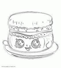 You can now print this beautiful muffin and sockss coloring page or color online for free. Susie Sausage Shopkin Coloring Sheets Barbie Breakfast Muffin Coloring Pages Printable Com
