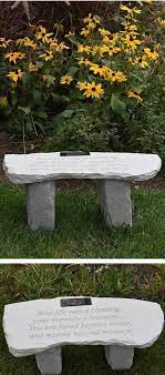 memorial garden memorial benches